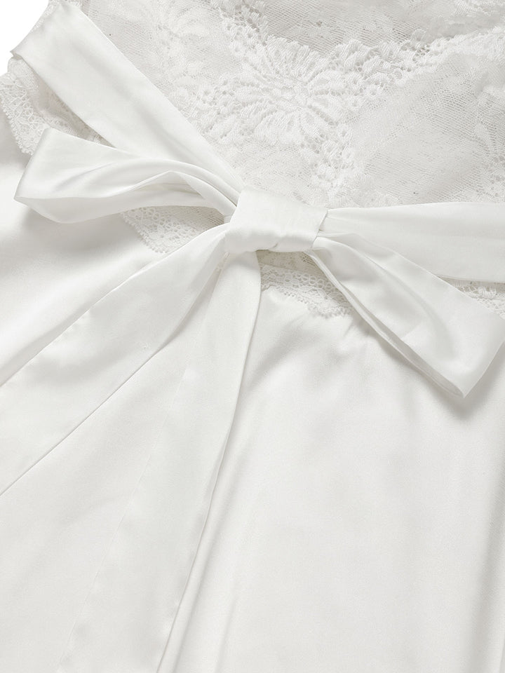 [Pre-Sale] White Lace Vintage Classic Nightgown 6