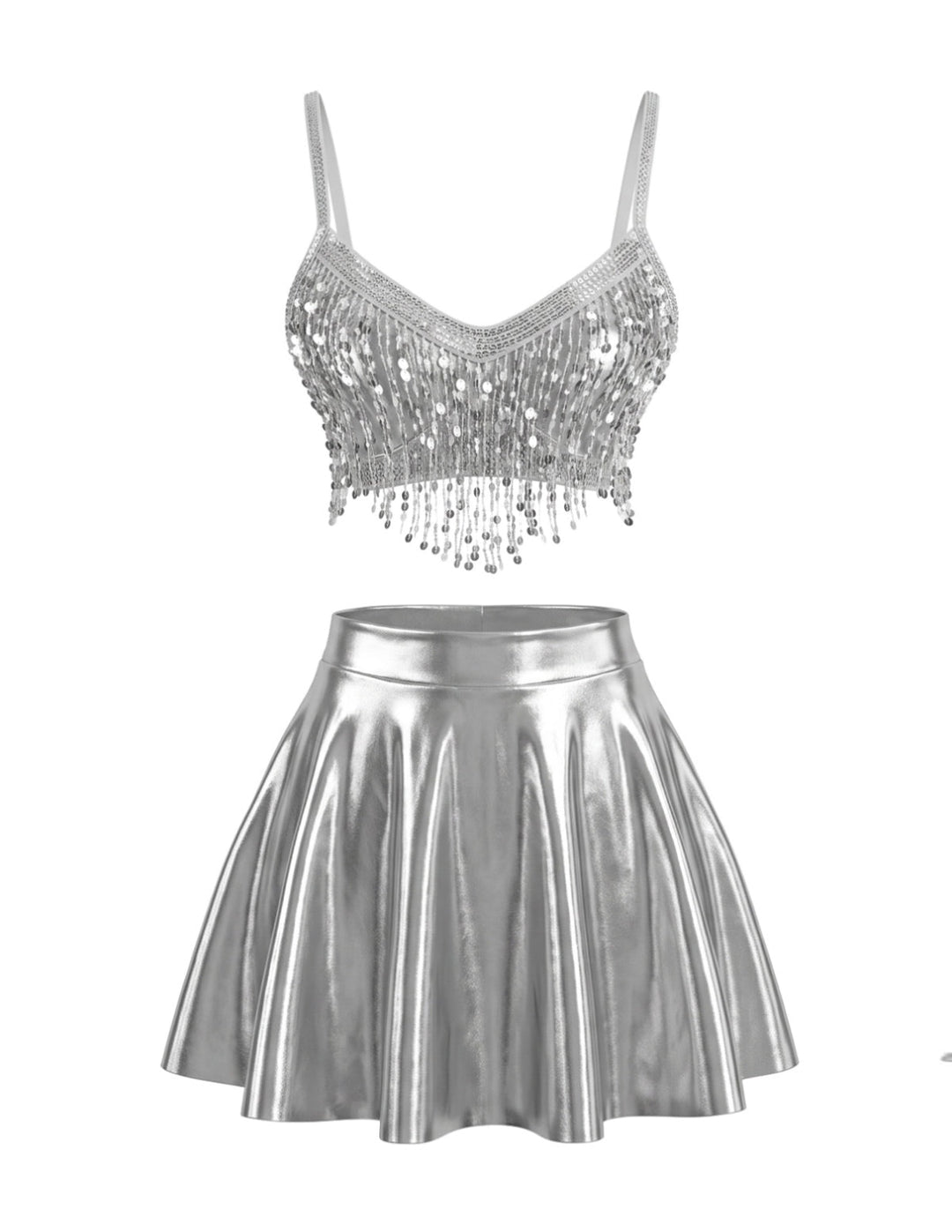 Silver Vintage Two Piece Set 2