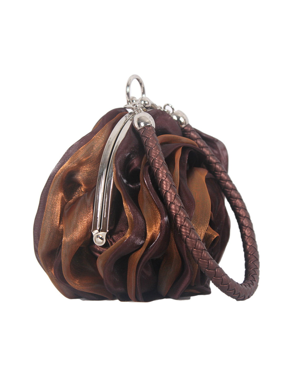 Silk 3D Flower Vintage Handbag: 1950s detail work for the woman who notices