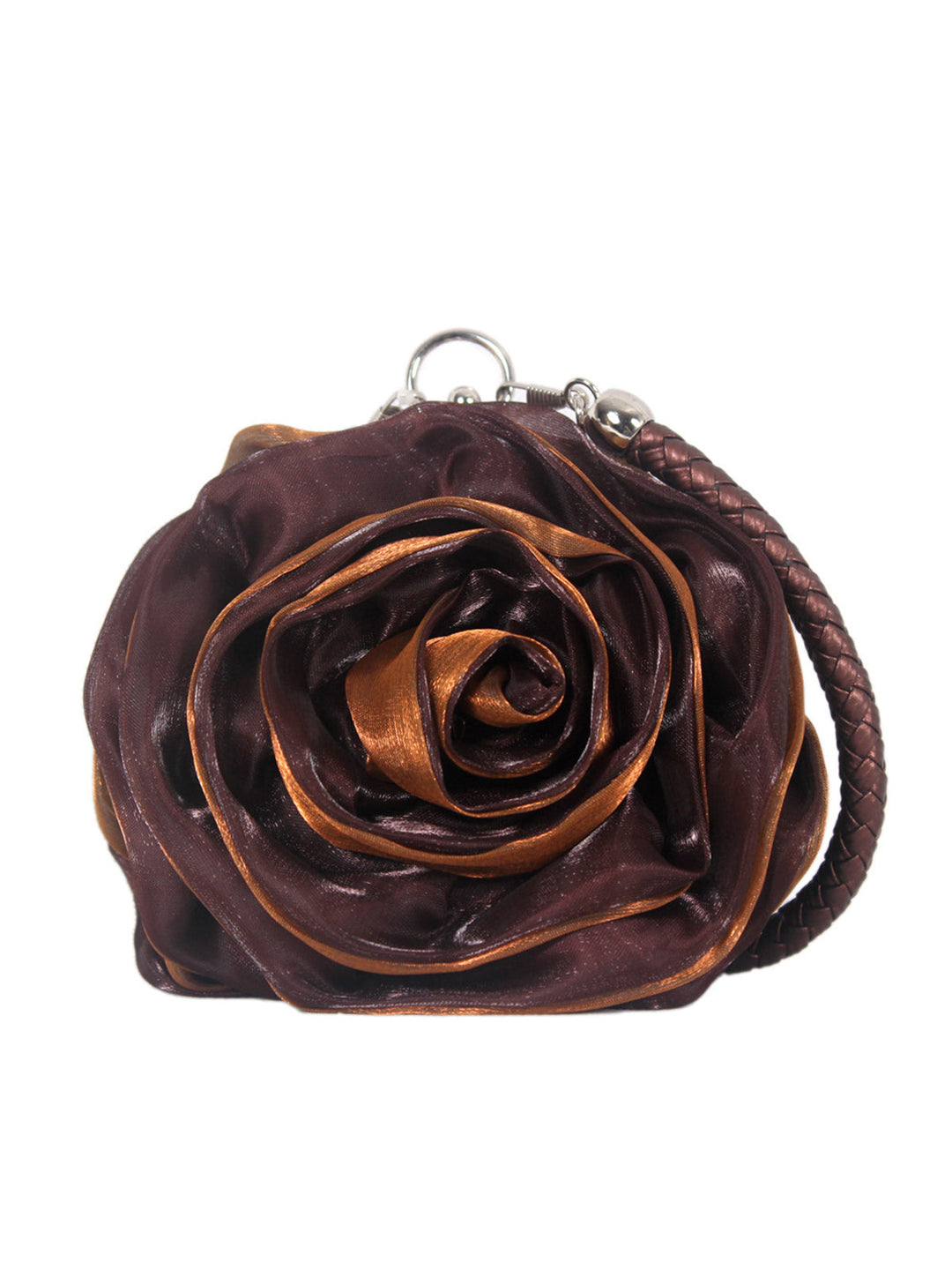 This Silk 3D Flower Vintage Handbag carries 1950s stories waiting to be told