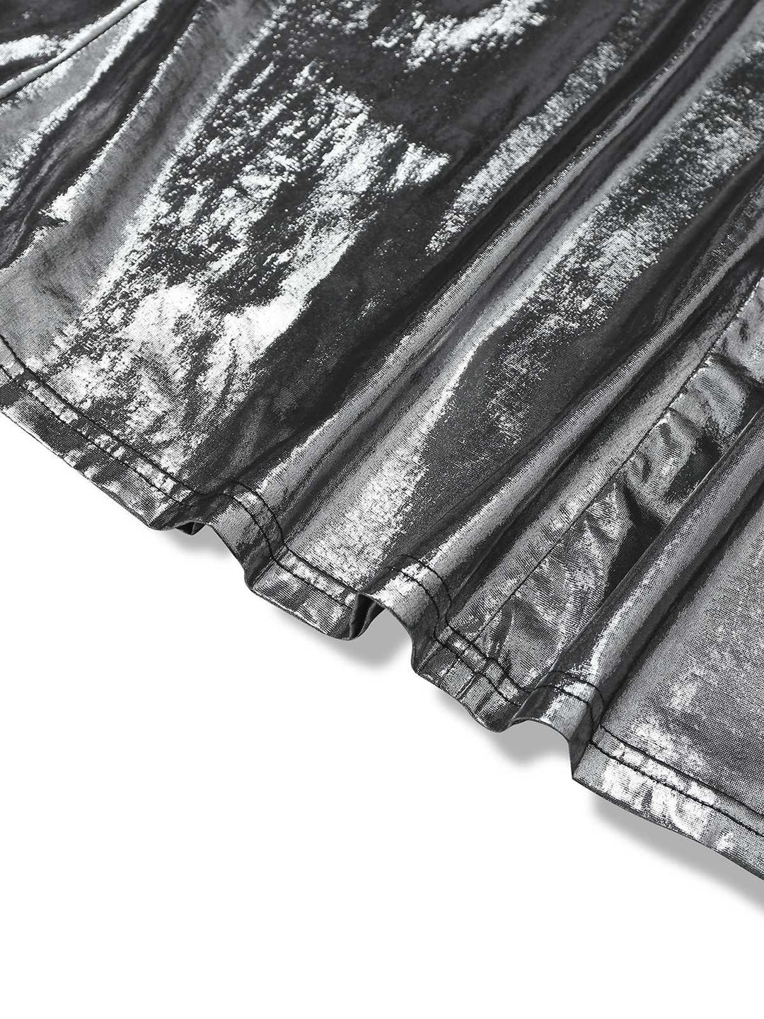 Silver 1930s Spaghetti Strap Mermaid Dress - vintage dress, retro fashion