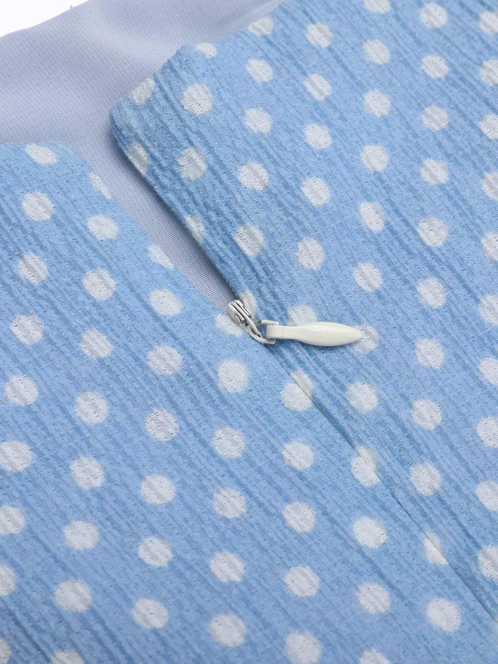 Sky 1950s Strap Polka Dot Swing Dress: timeless style reimagined