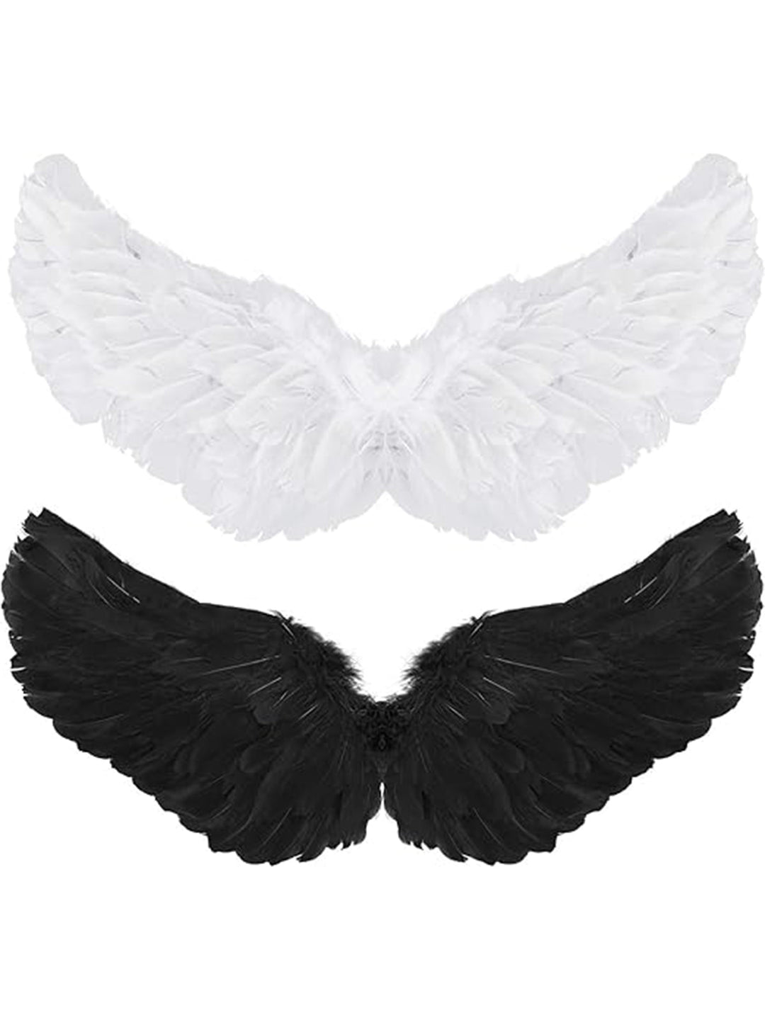 Solid Color Angel Feather Wings: timeless vintage