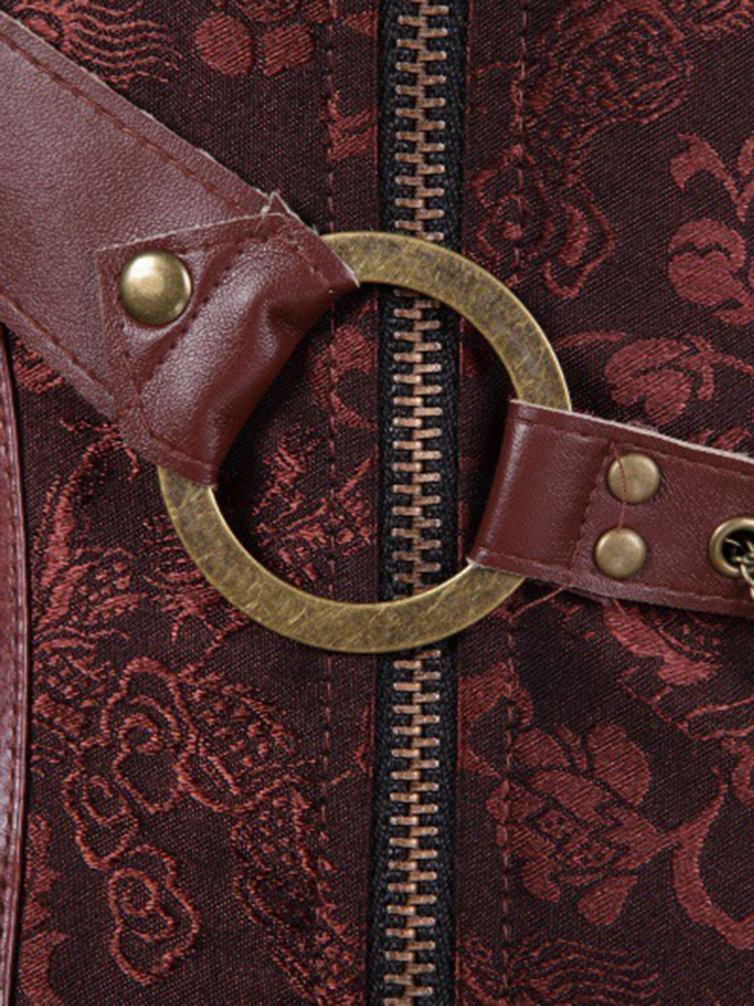 Steampunk Halter Leather Gothic Corset — vintage elegance for the modern woman