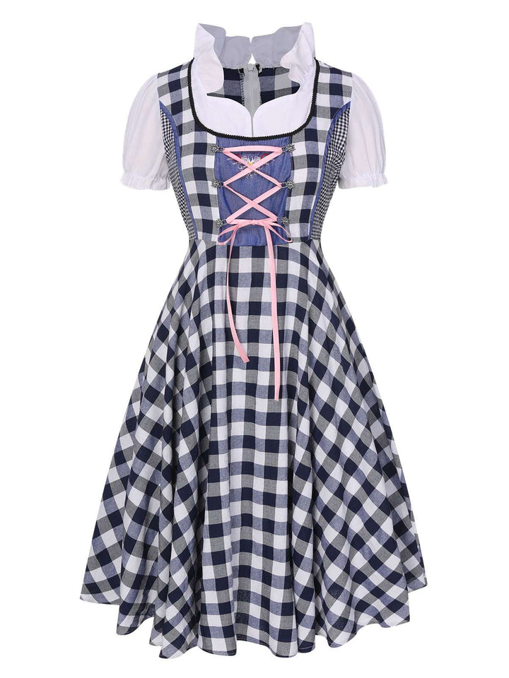 Traditional Oktoberfest Bavarian Carnival Dirndl Dress, vintage dress, retro fashion - perfect for women who love vintage and retro fashion