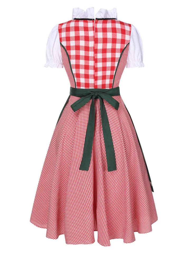 Traditional Oktoberfest Bavarian Carnival Dirndl Dress, vintage dress, retro fashion - perfect for women who love vintage and retro fashion