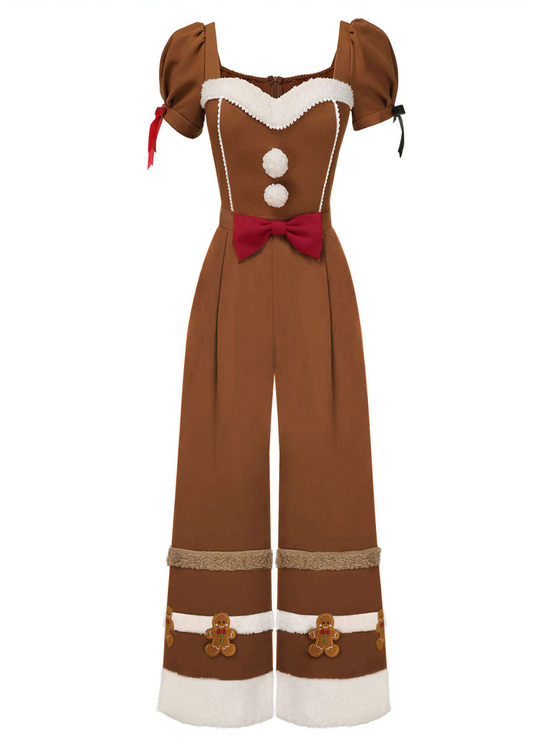 Turmeric 1950s Gingerbread Raw Hem jumpsuit - vintage jumpsuit, retro fashion