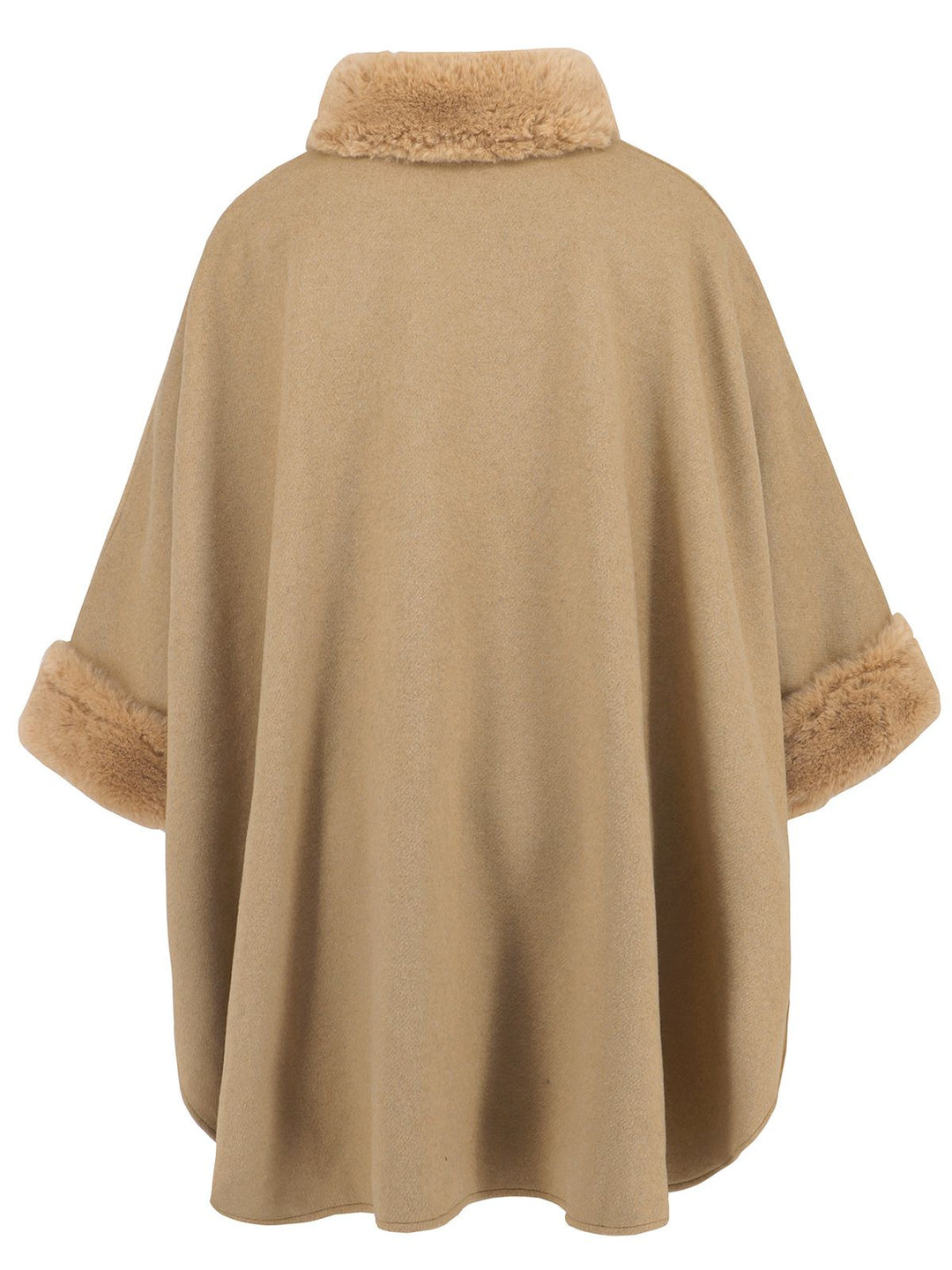 Vintage 1950s Faux Fur Cloak Coat - vintage fashion, style