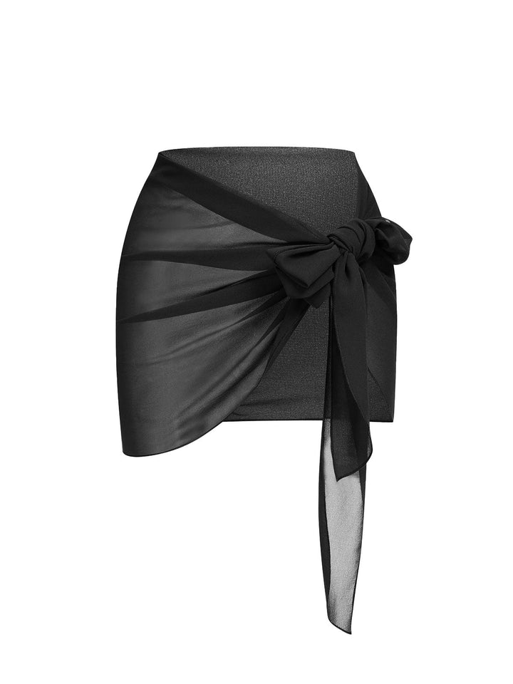 Vintage Solid Chiffon Sun Protection Cover-up — vintage elegance for the modern woman