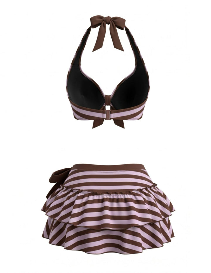 [Pre-Sale] Violet Halter Tankini 2