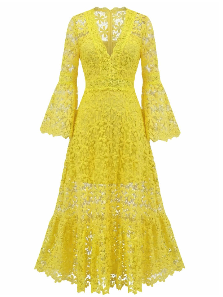 White 1930s Backless Lace Swing Maxi Dress, vintage dress, retro fashion, rockabilly, pin-up fashion - perfect for women who love vintage and retro fashion