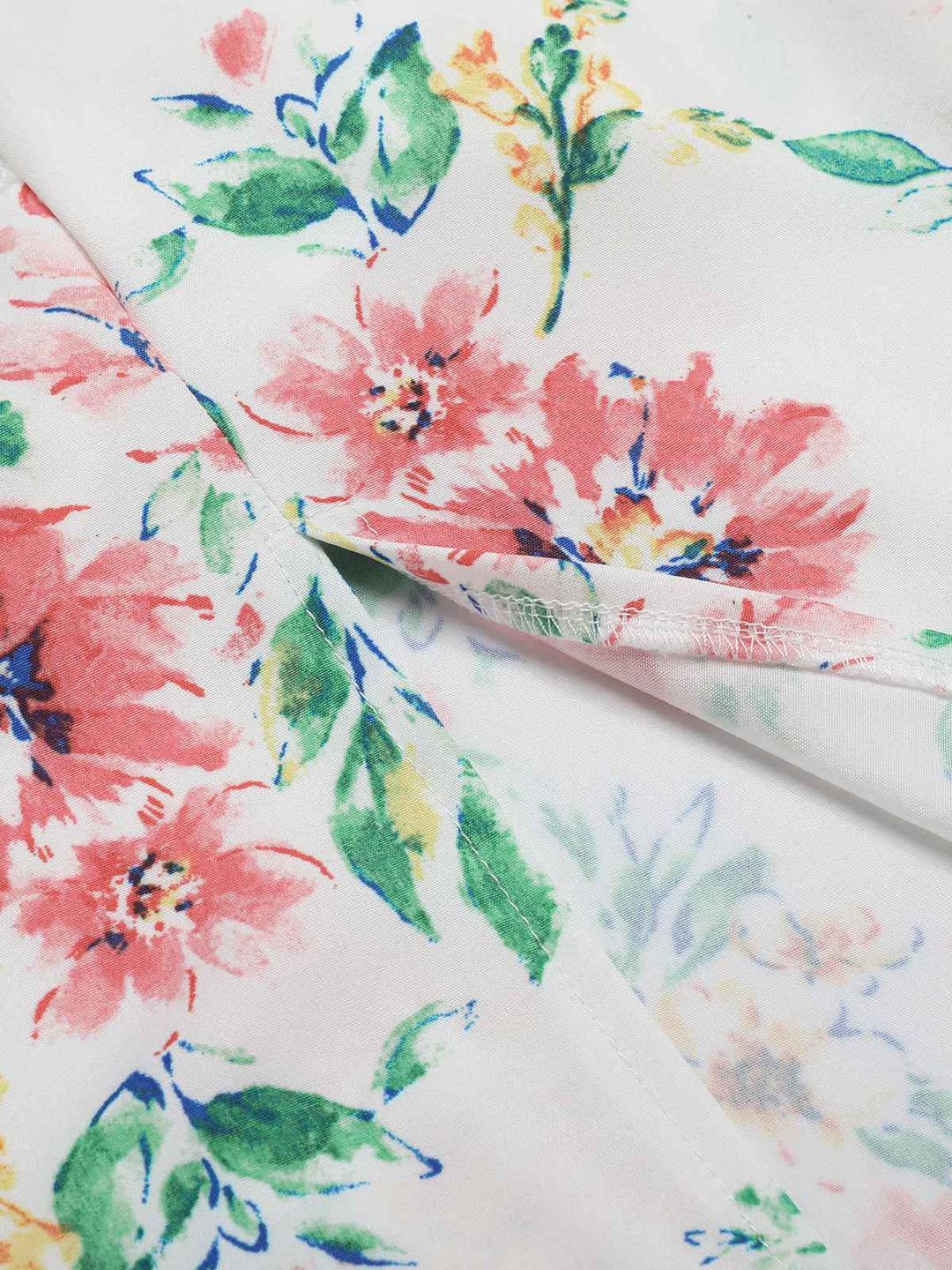 White 1940s Sleeveless Floral Ruffles Dress: timeless style reimagined