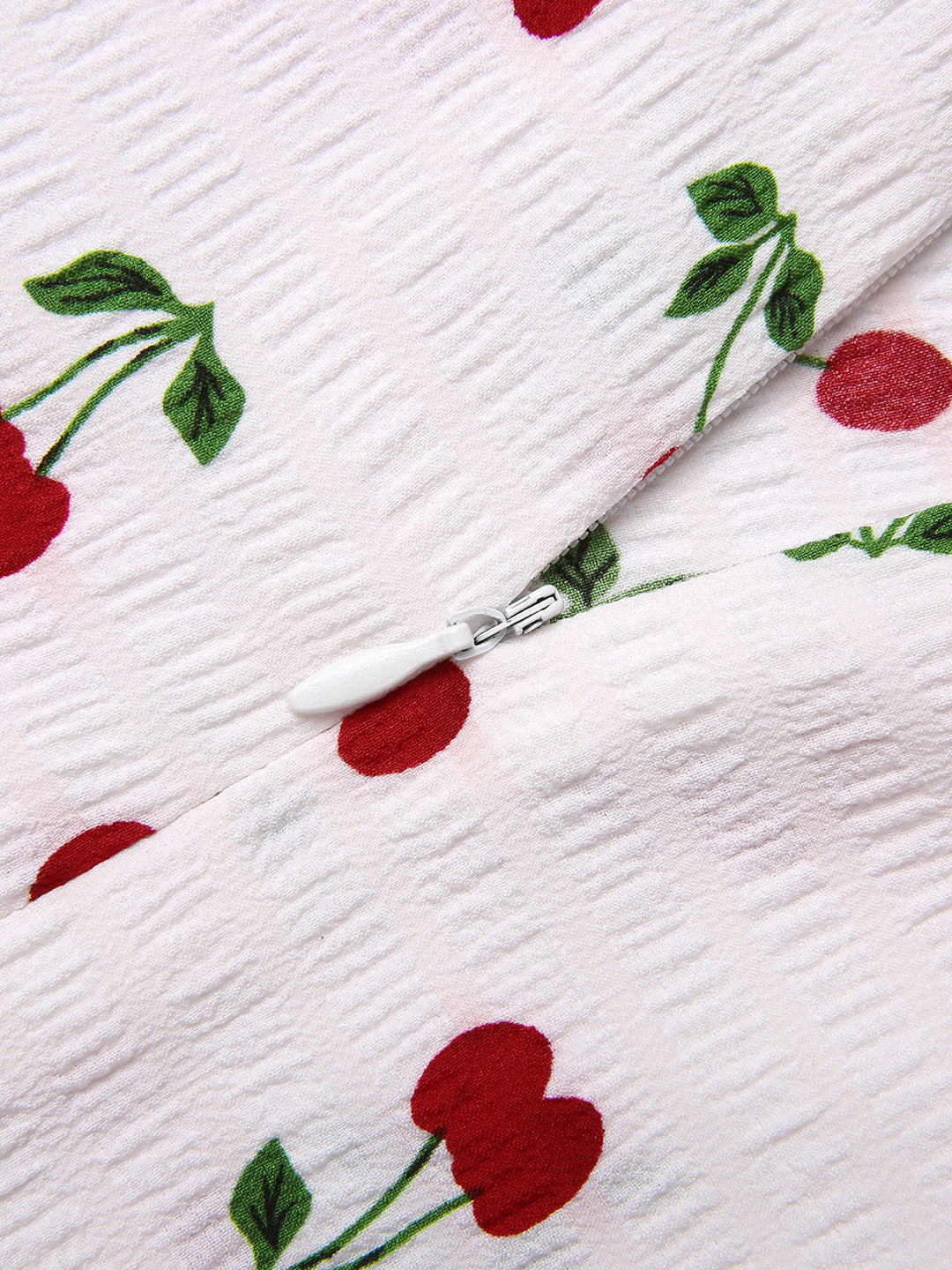White 1950s Cherry Bow Sweetheart Neck Dress, vintage dress, retro fashion, rockabilly, pin-up fashion - perfect for women who love vintage and retro fashion