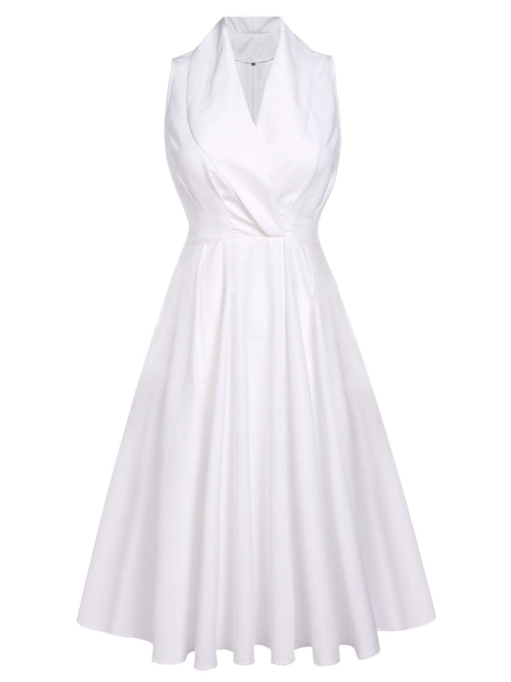 1950s Halter Belted Swing Dress | 1950s | vintage dress, retro fashion