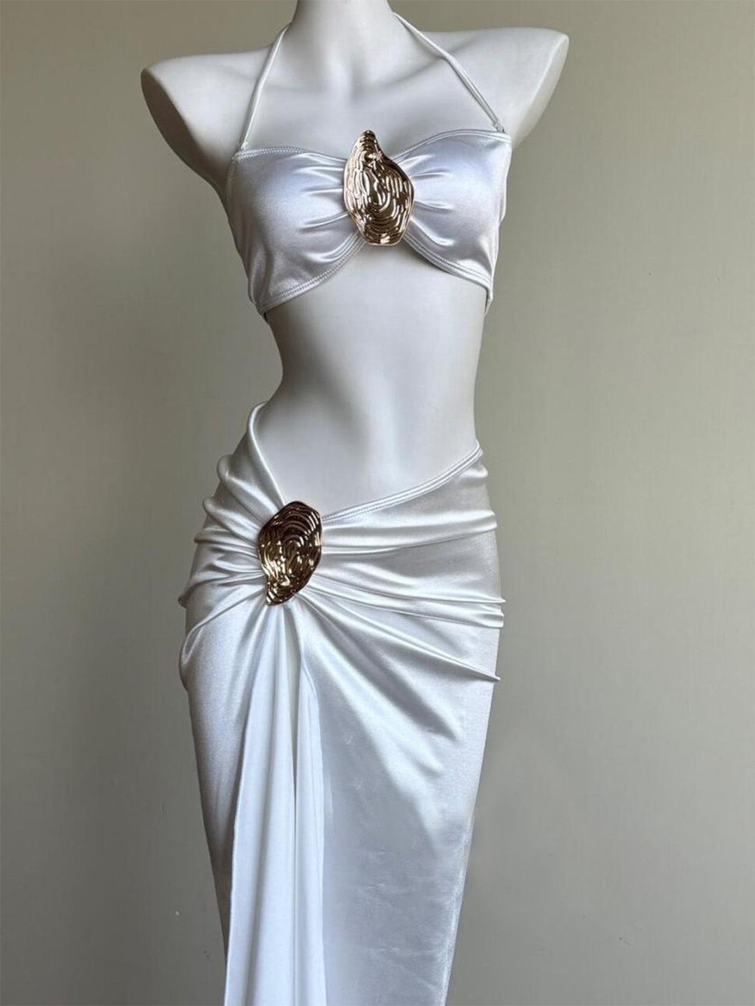 White 3 Piece Bikini Set 4