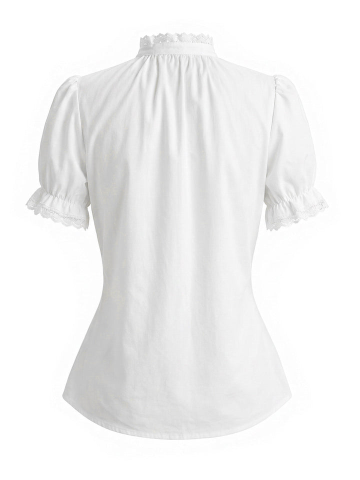 [Pre-Sale] White 1950s Lace Blouse 4