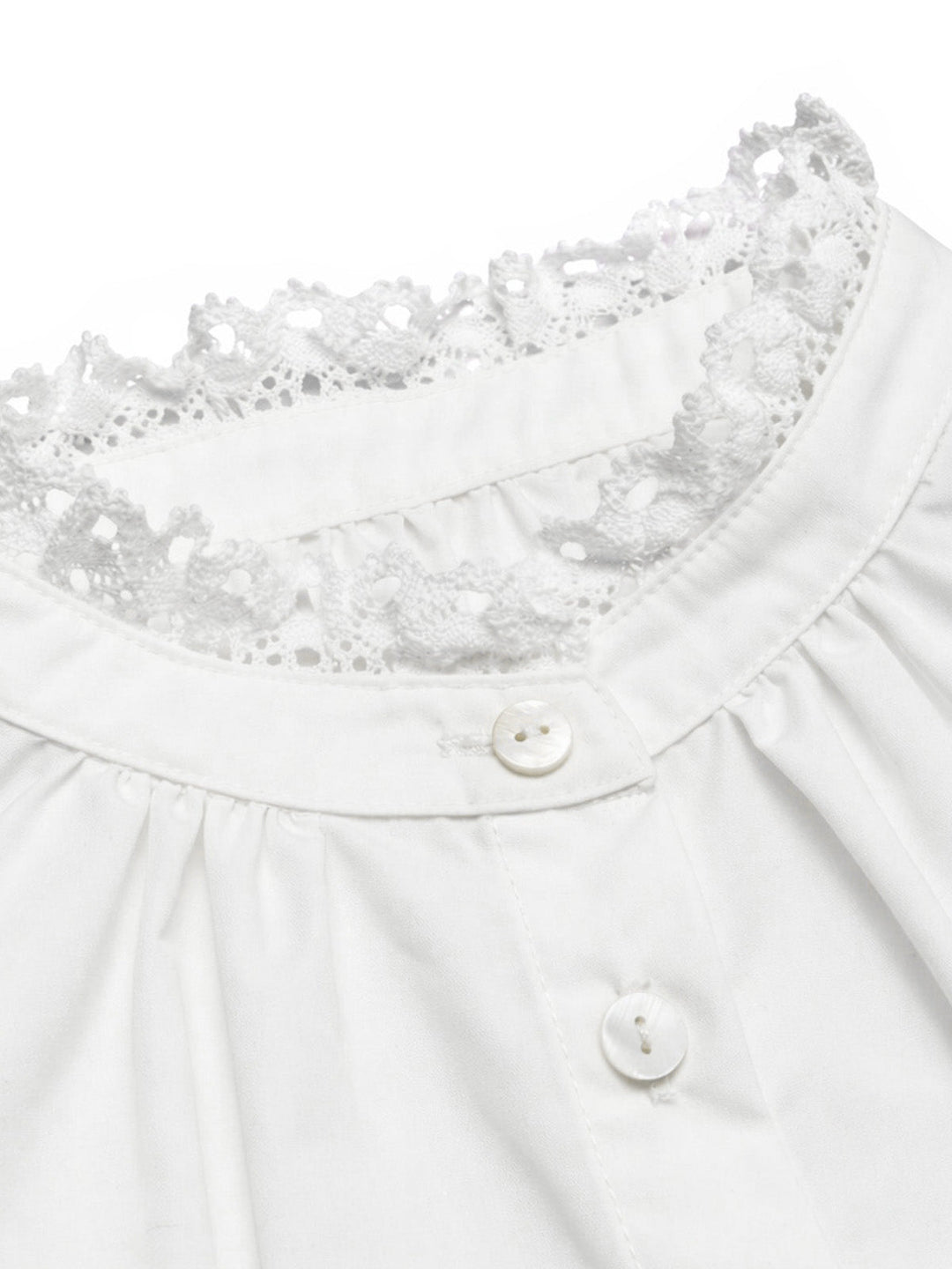 [Pre-Sale] White 1950s Lace Blouse 5