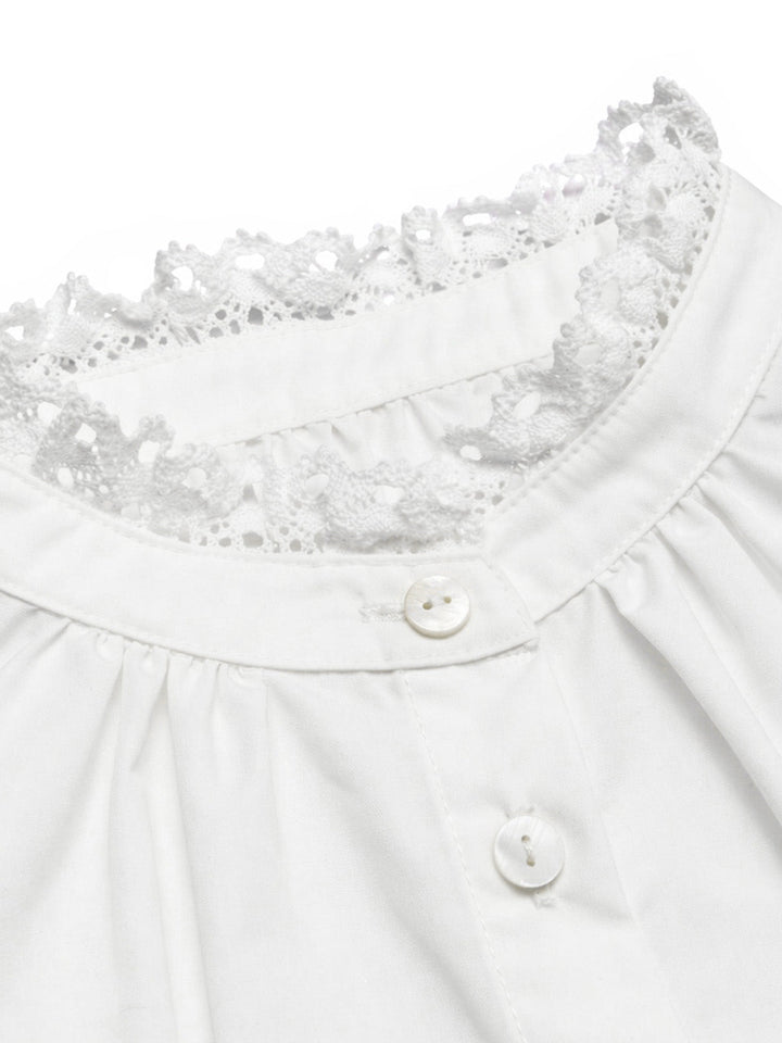 [Pre-Sale] White 1950s Lace Blouse 5