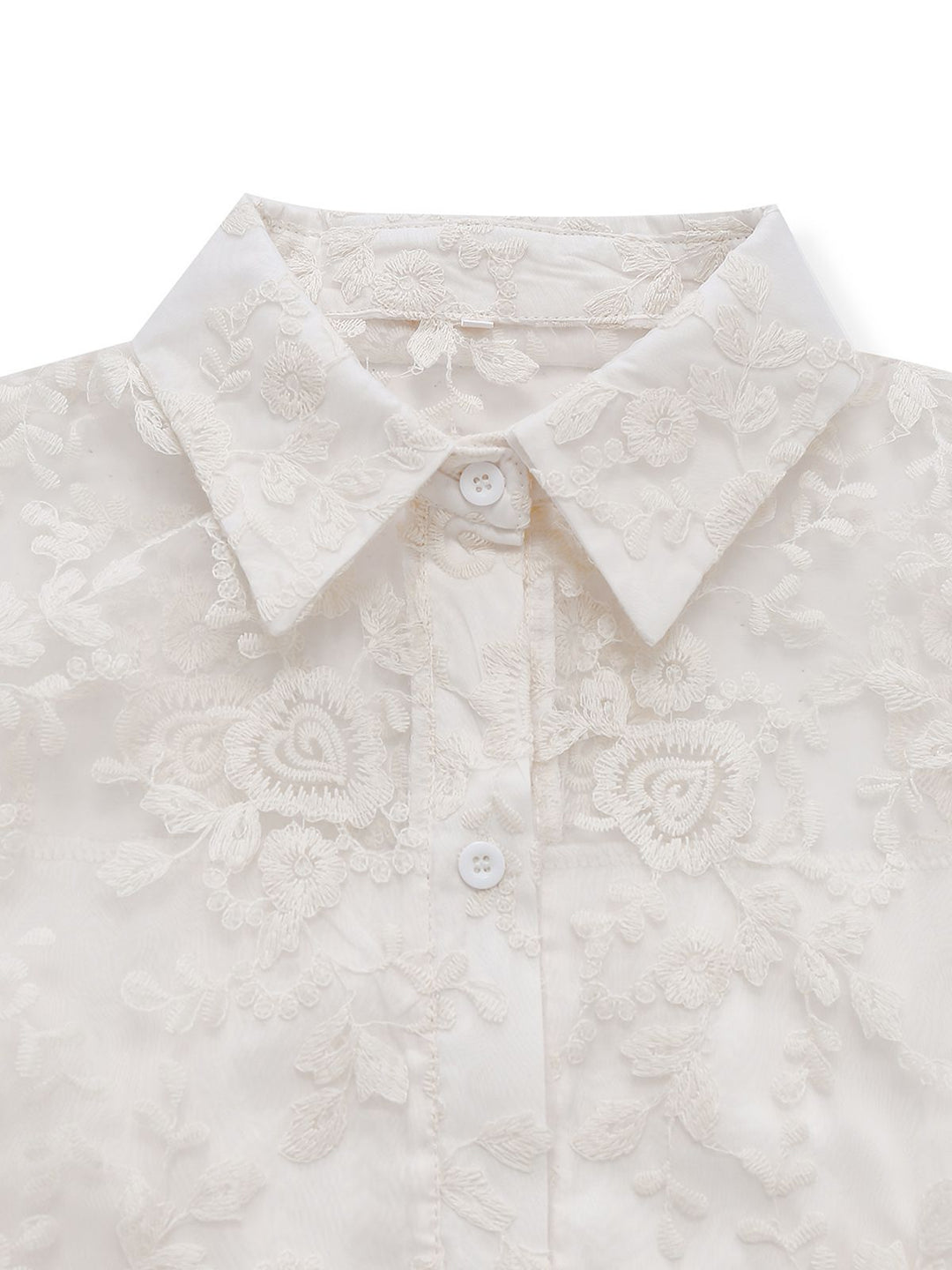 White 1960s Solid Pure Cotton Lace Dress - vintage dress, retro fashion, pure white