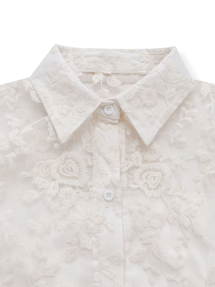 White 1960s Solid Pure Cotton Lace Dress - vintage dress, retro fashion, pure white