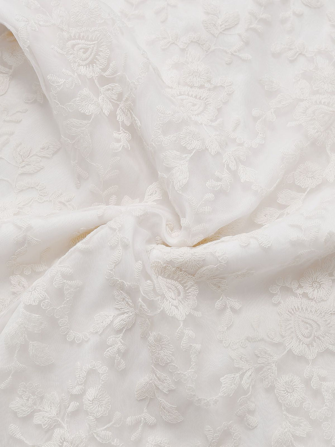 White 1960s Solid Pure Cotton Lace Dress - vintage dress, retro fashion, pure white