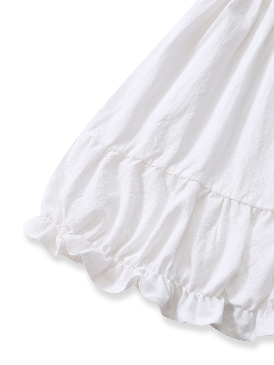White 1970s V-Neck Sleeveless Boho Mini Dress 5