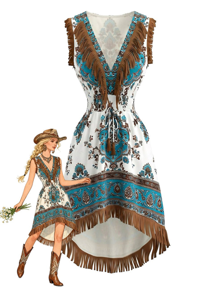 Pat 1970s Floral Vintage Classic Dress 2