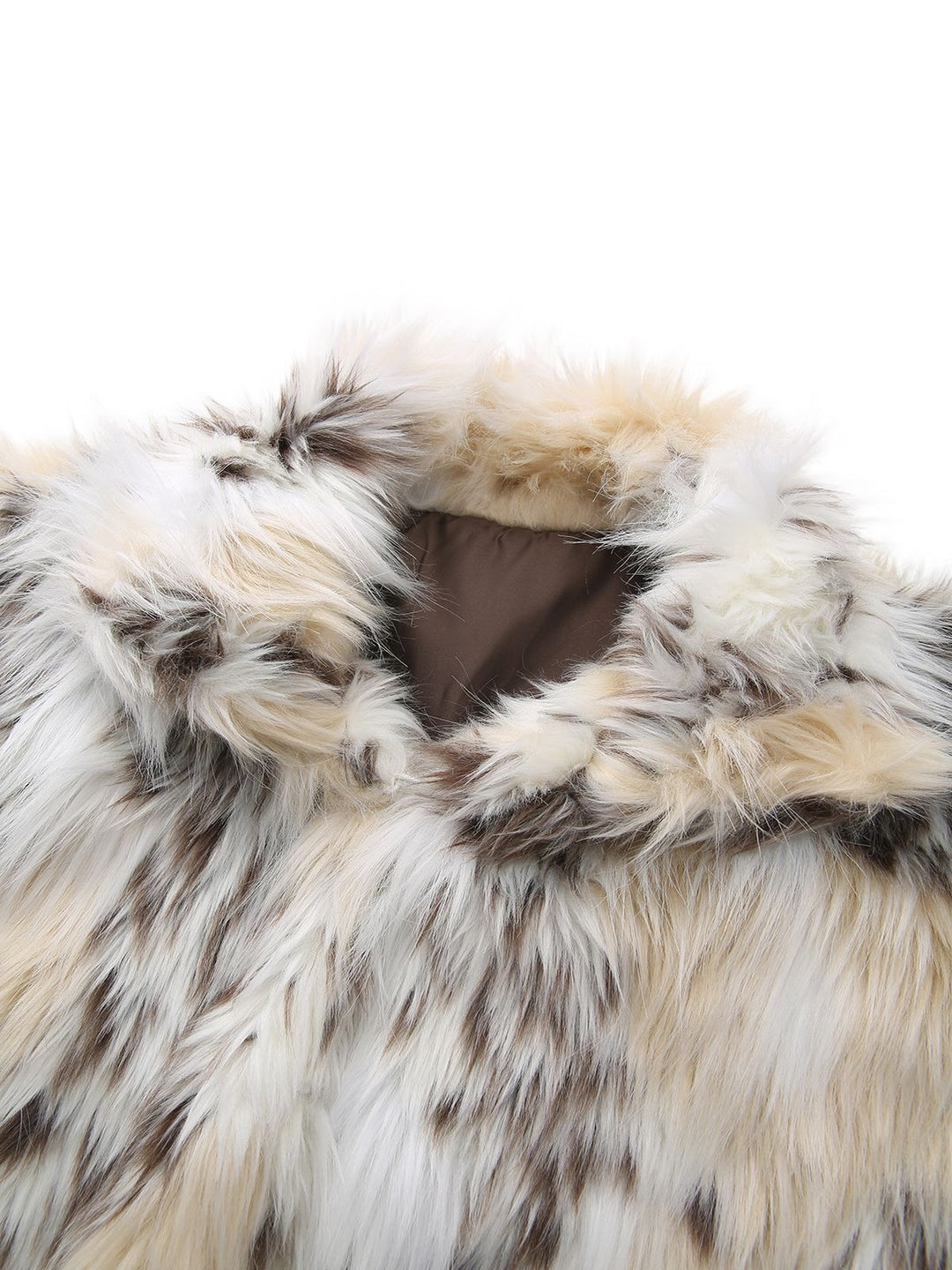 White 1980s Leopard Print Faux Fur Jacket - vintage fashion, style, pure white