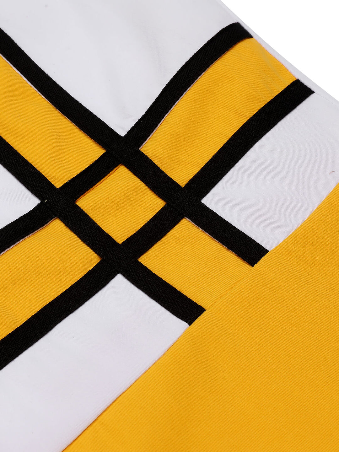 White &amp; Yellow 1960s Bowknot Patchwork Dress, vintage dress, retro fashion - perfect for women who love vintage and retro fashion
