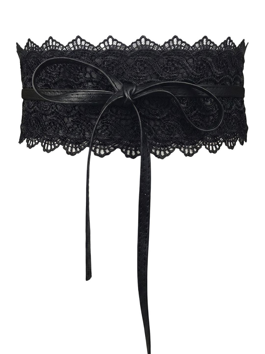 Wide Lace Floral Tie-Up Waist Belt, vintage tie, classic accessory - perfect for women who love vintage and retro fashion