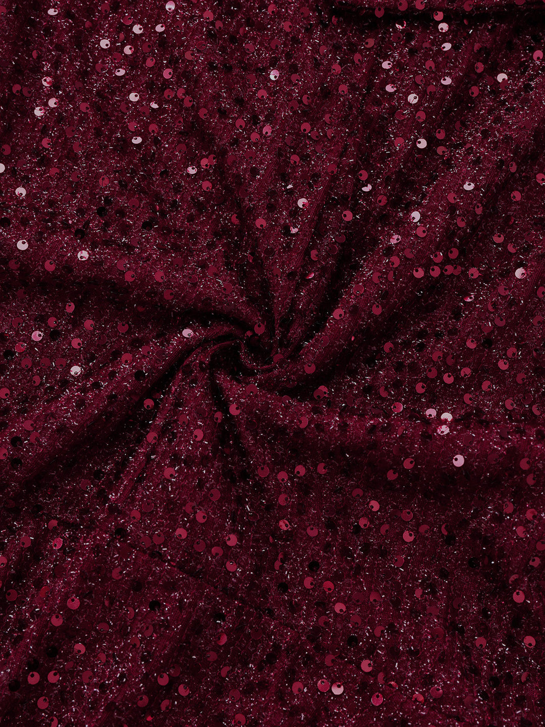 Wine Red 1930s Sequin Bow Maxi Mermaid Dress - vintage dress, retro fashion, elegant red