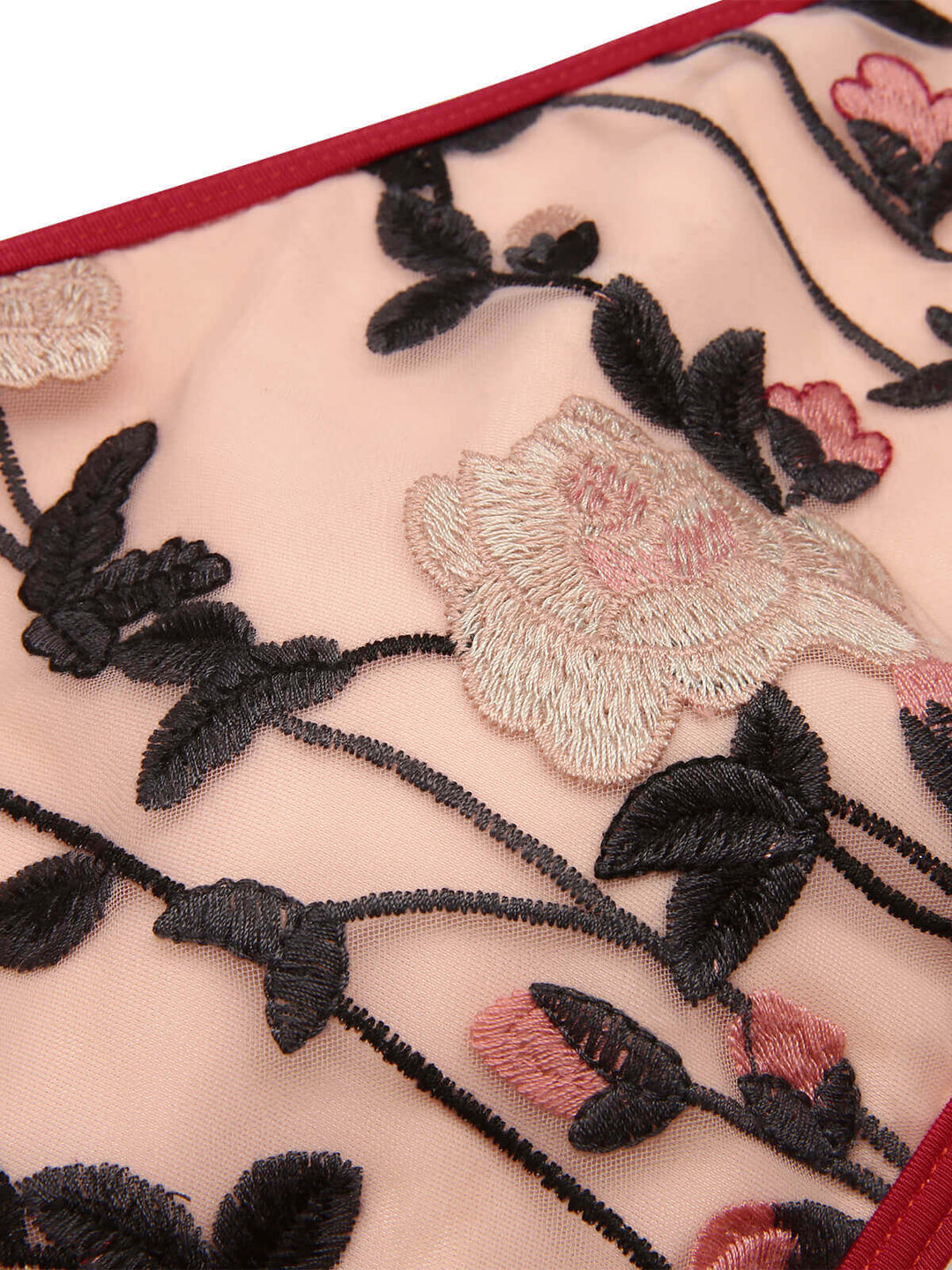 Wine Red Floral Backless Swimsuit — vintage elegance for the modern woman