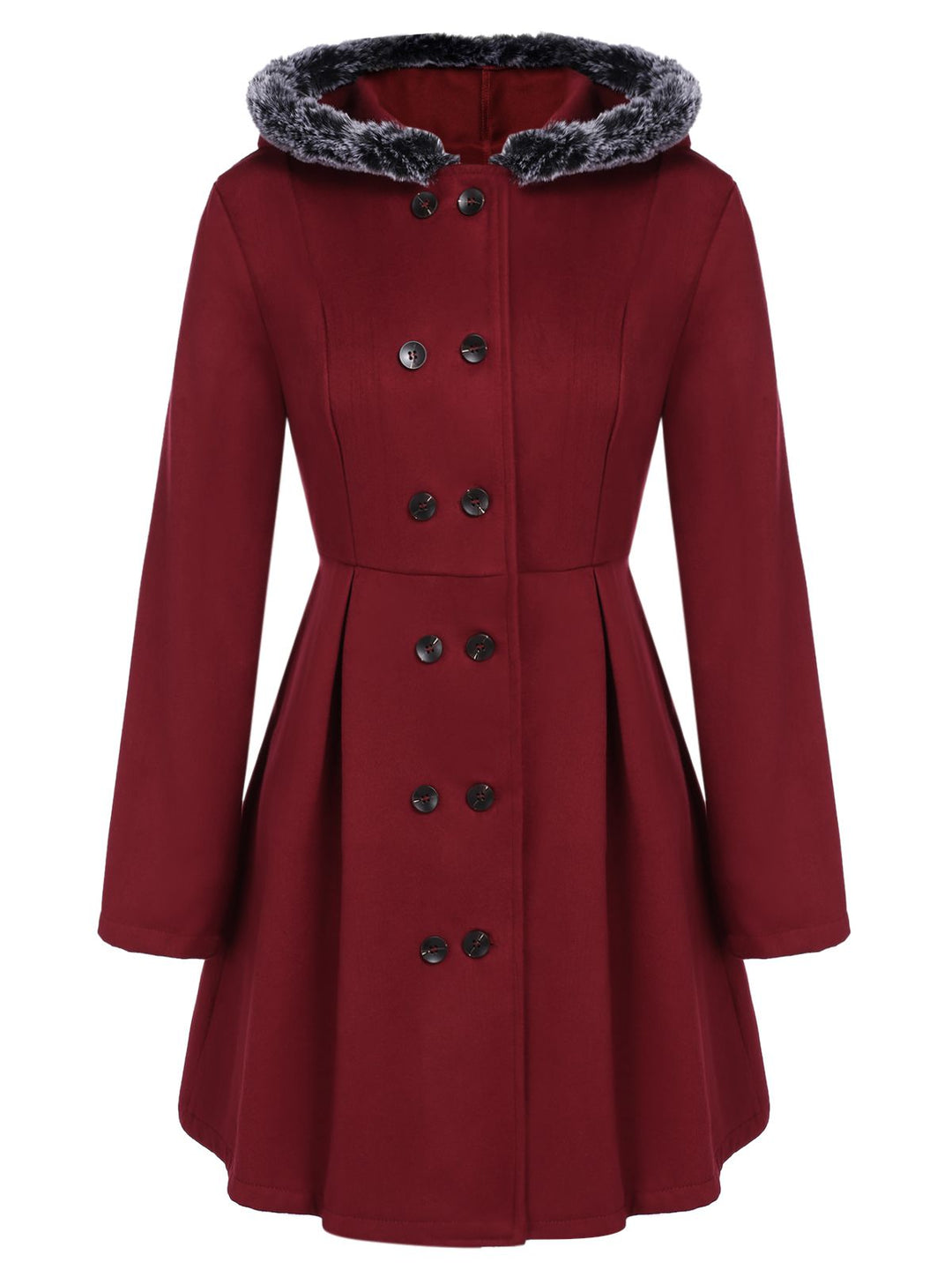 1950s Fur Collar Hooded Coat | 1950s | vintage outerwear, jacket