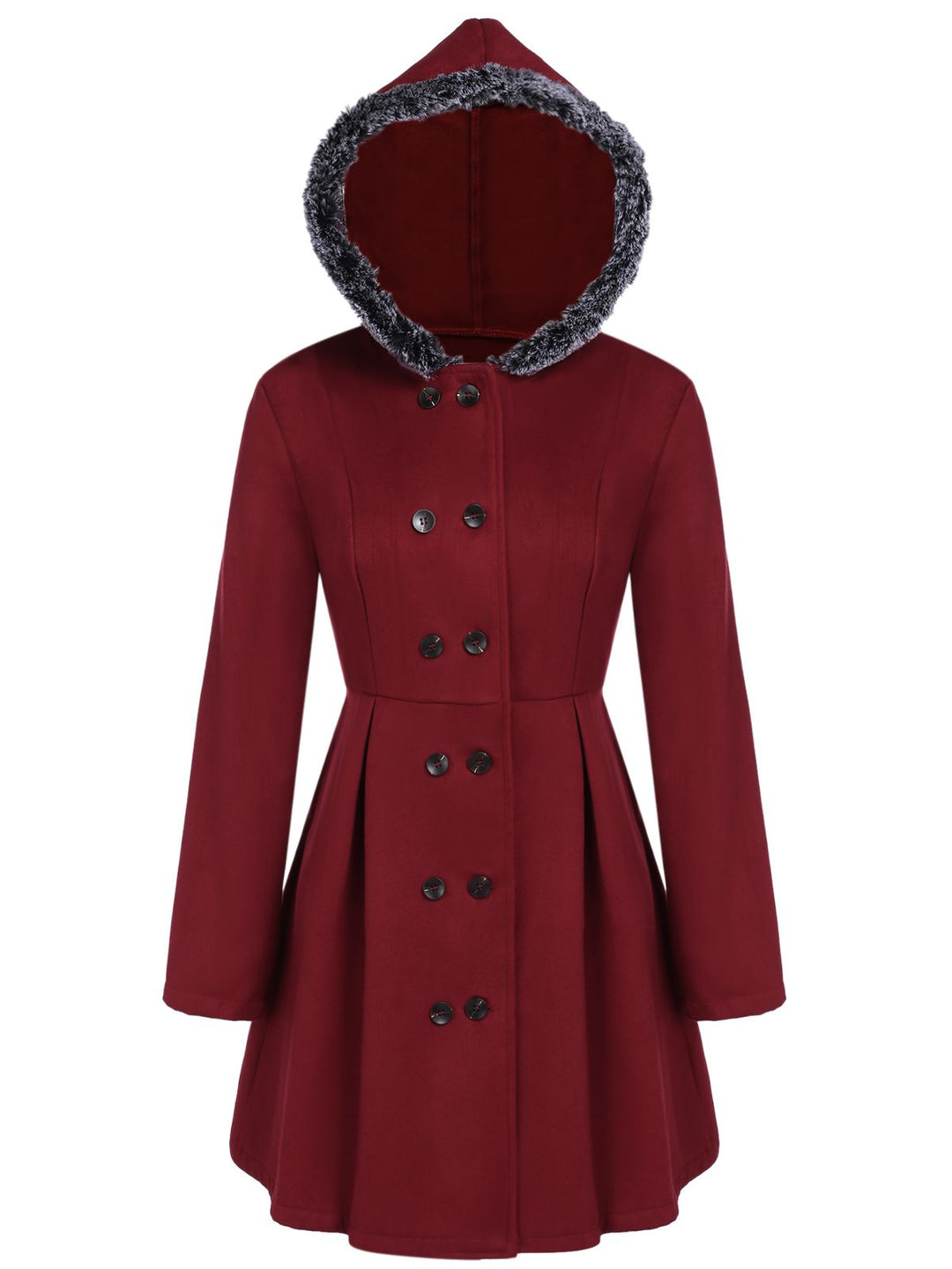 1950s Fur Collar Hooded Coat | 1950s | vintage outerwear, jacket