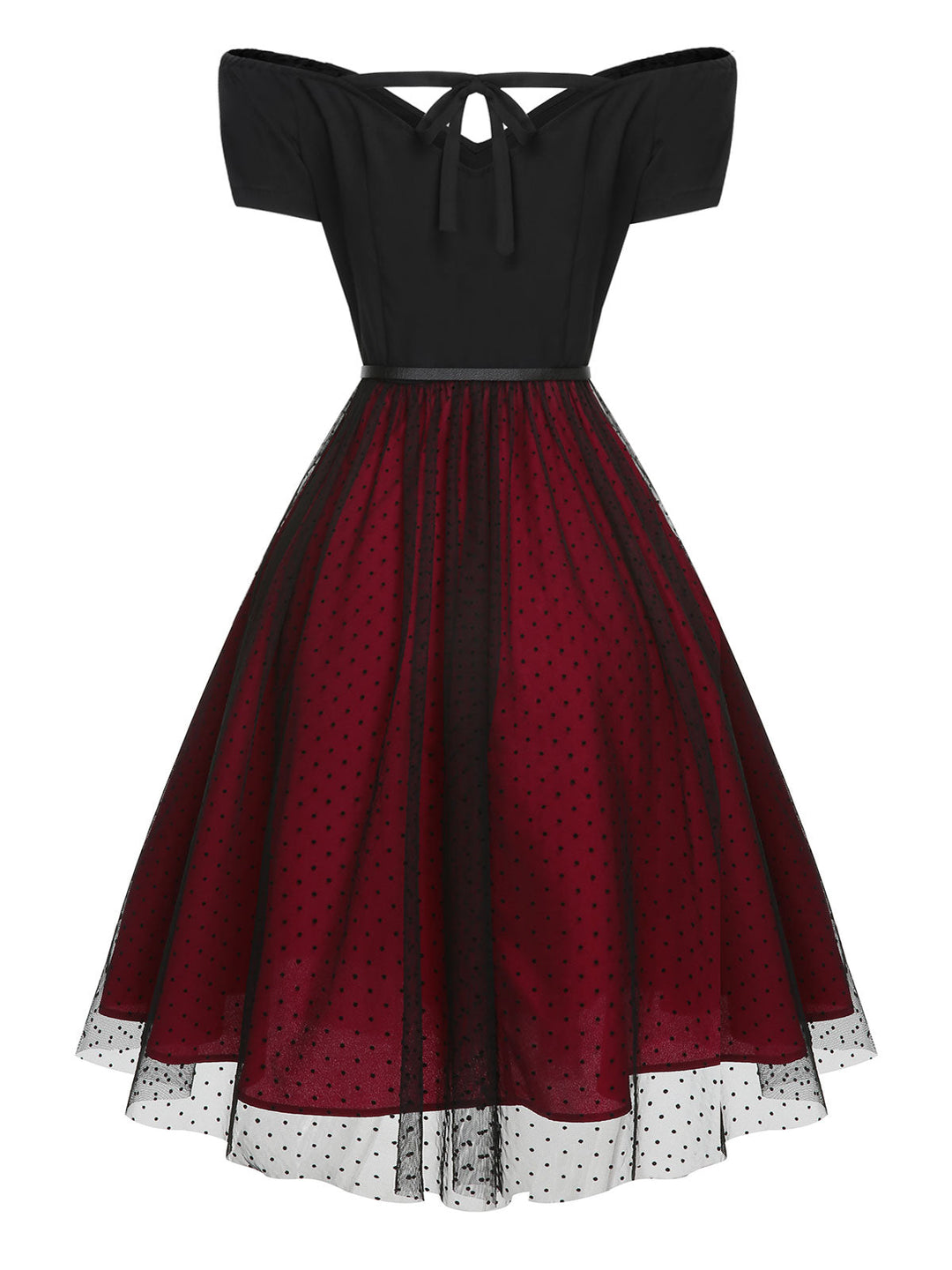 1950s Polka Dots Drop Shoulder | 1950s | vintage dress, retro fashion