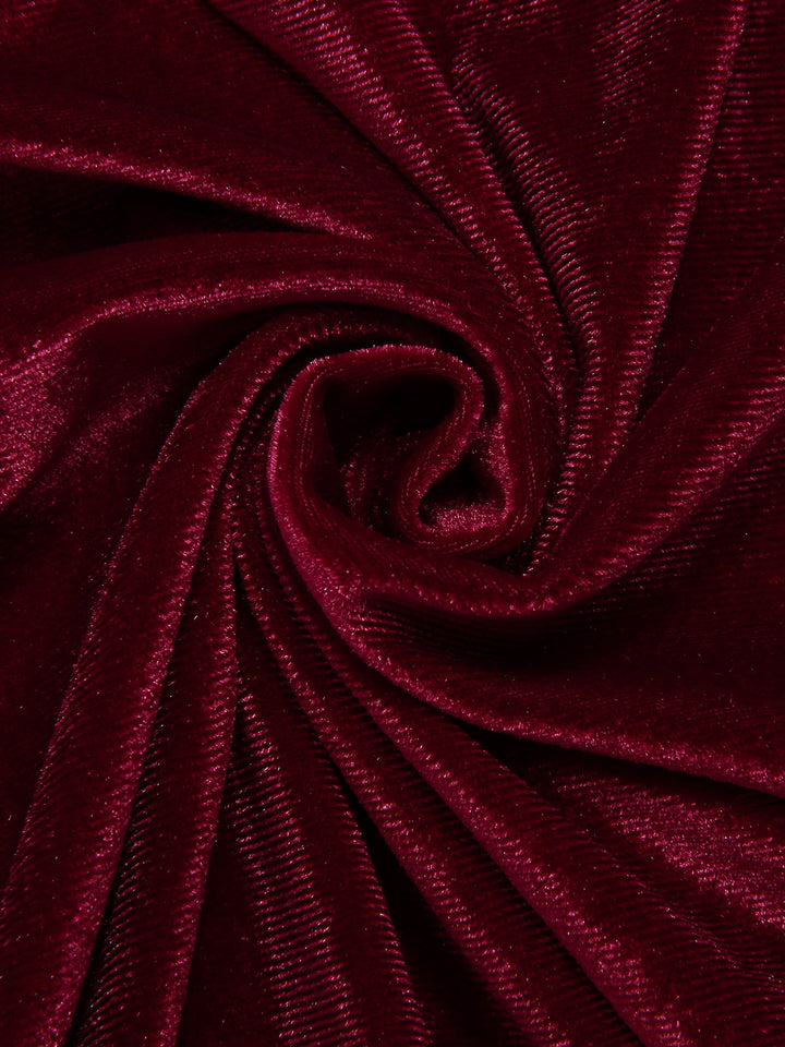 Wine Red 1960s Solid Belt Lantern Dress — the kind of 1960s dress that makes strangers smile