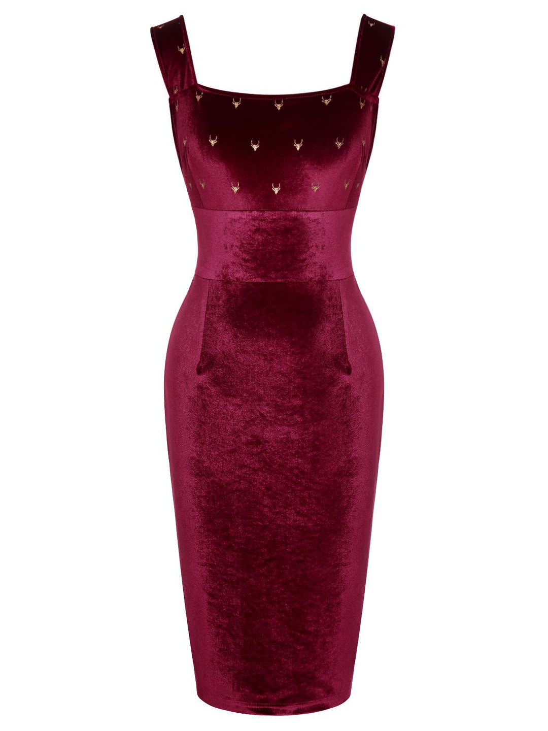 Wine Red 1960s Velvet Elk Bow Dress, vintage dress, retro fashion - perfect for women who love vintage and retro fashion