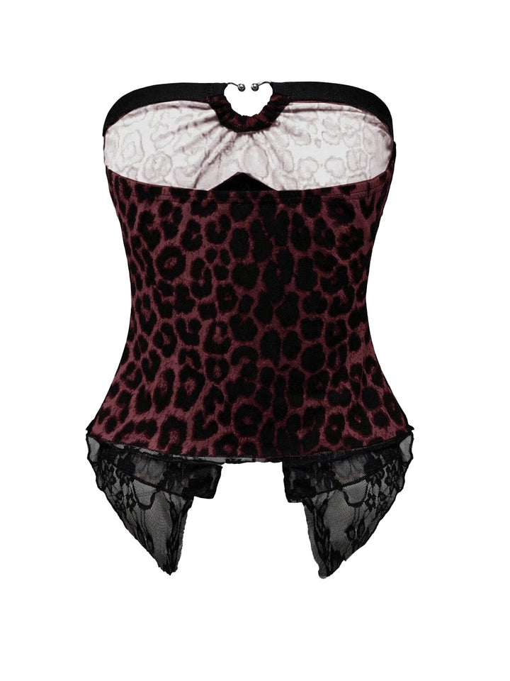 Wine Red Lace Cami Classic Top 2