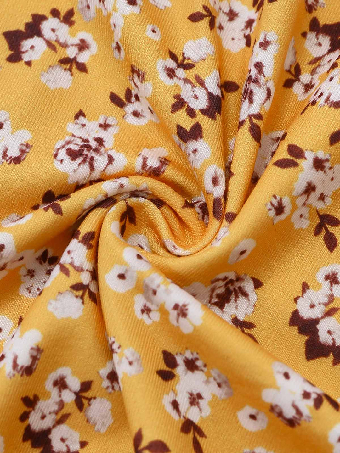 Yellow 1940s Vintage Retro Dress 6