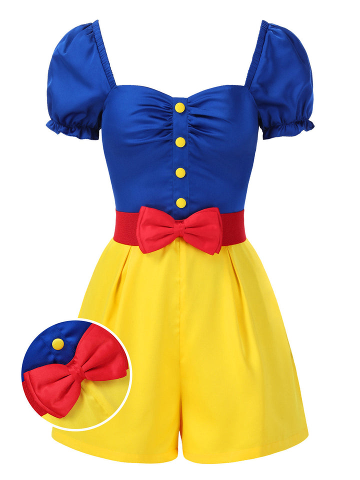 1950s Sweetheart Collar Bow Belt | 1950s | vintage romper, retro jumpsuit