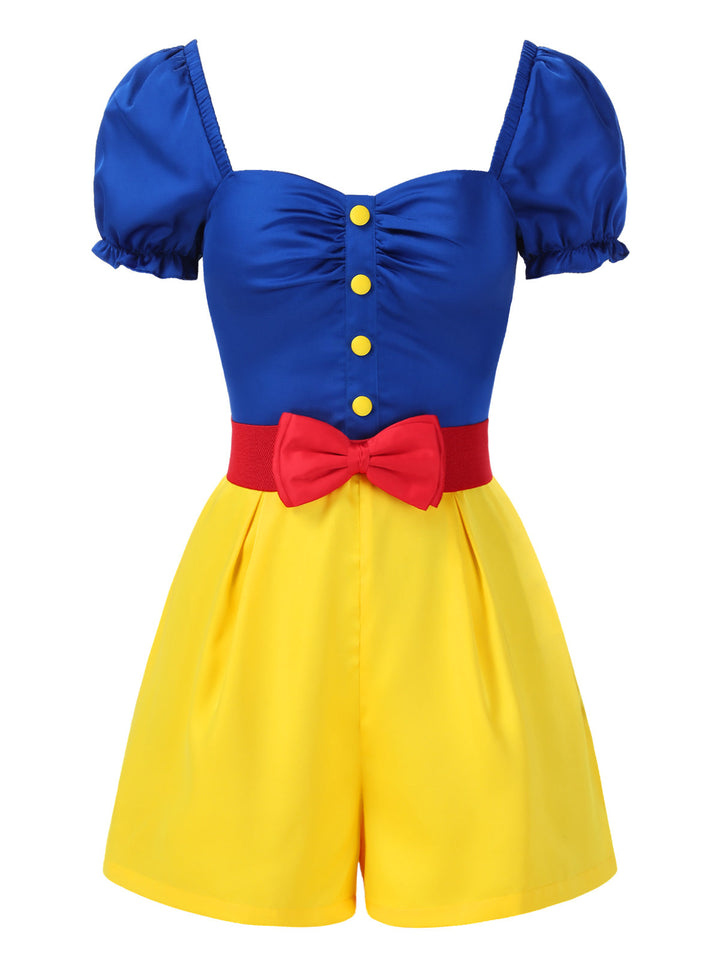 1950s Sweetheart Collar Bow Belt | 1950s | vintage romper, retro jumpsuit
