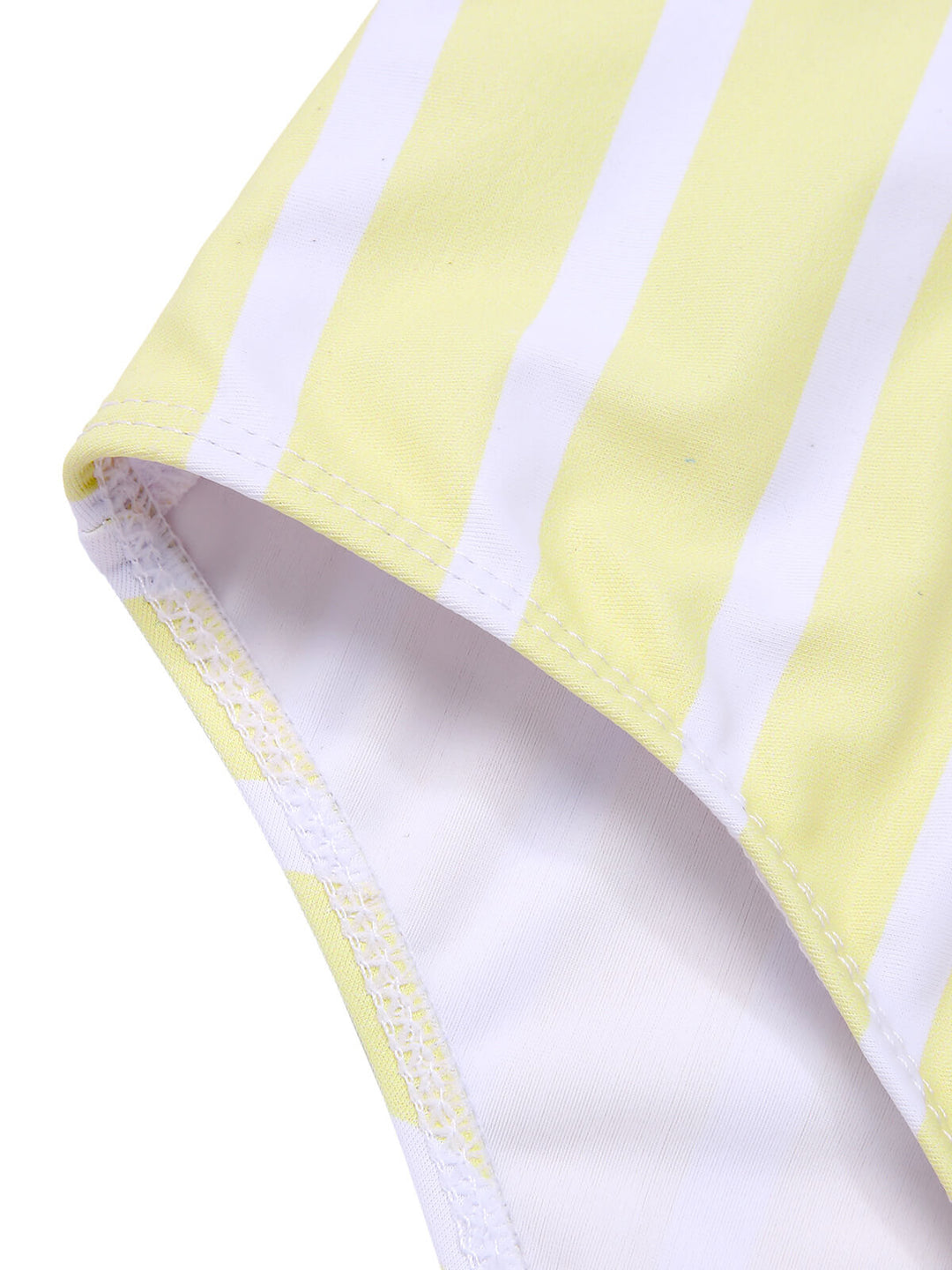Yellow &amp; Pink 1940s Stripe One-Piece Swimsuit, vintage swimsuit, pin-up swimwear - perfect for women who love vintage and retro fashion
